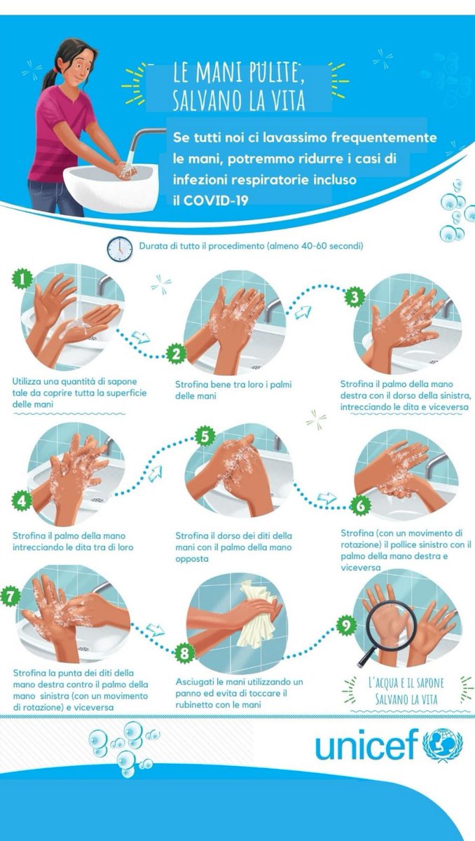 Oggi è #Handwashingday 2020 !
Ricordiamoci quanto un gesto così semplice, sia importante per noi stessi e per la salute di tutti.💙

#handwashingday2020 #unicef #perognibambino <a href="/unicefitalia/">UNICEF Italia</a> #coronavirus #covid19