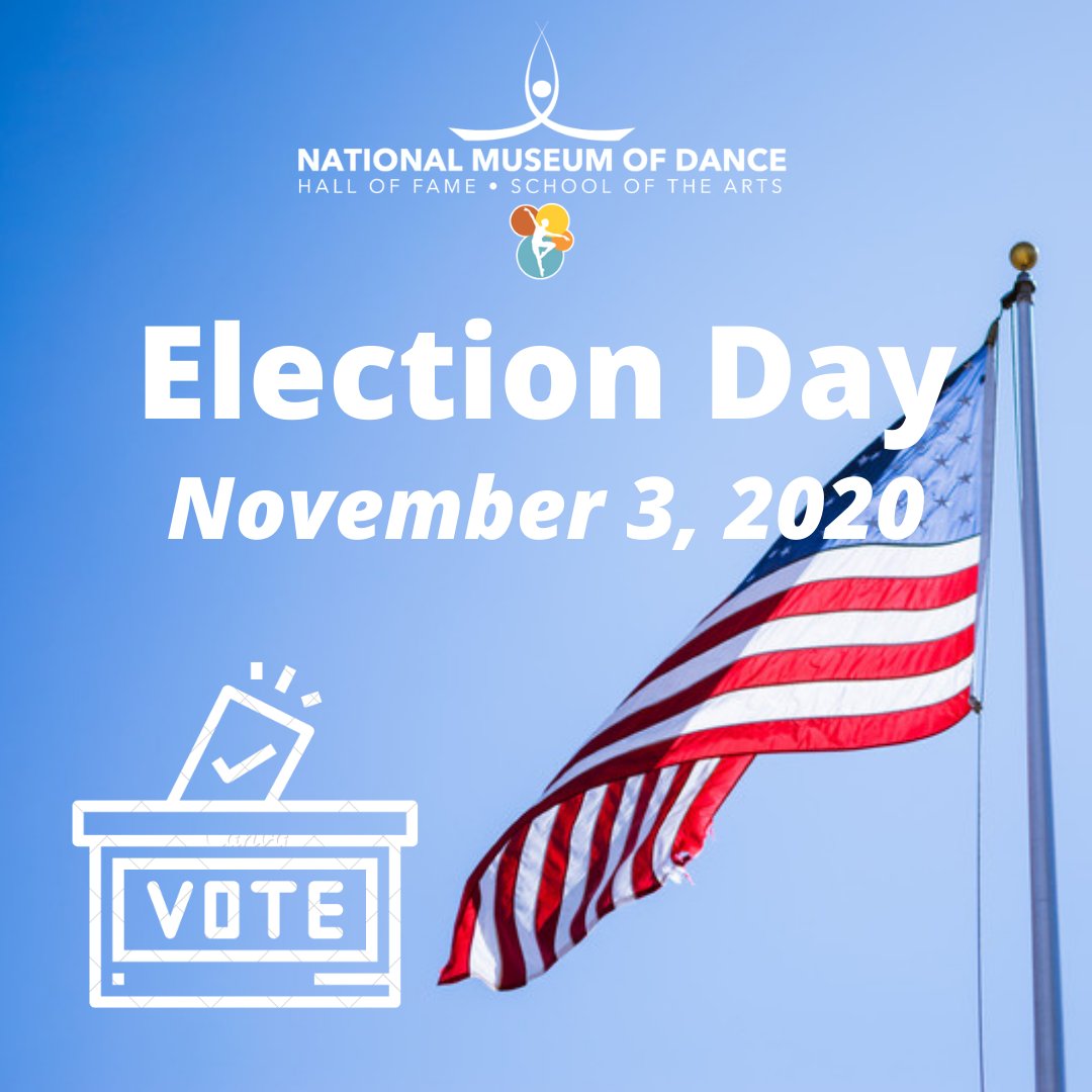 DanceMuseum's tweet photo. Election Day is less than 3 weeks away. Make your plan to cast your vote! Your vote counts.
#EveryVoteCounts #ElectionDay #Vote #dancemuseum https://t.co/o4sVBQ22IA