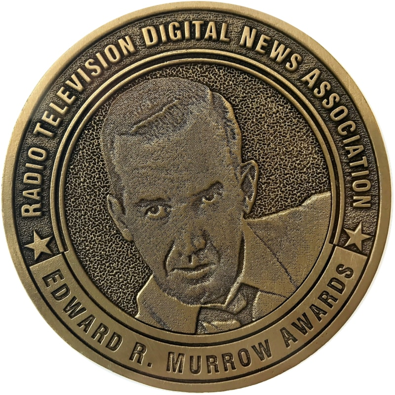 This weekend,  @RTDNA awarded our story one of the top broadcast journalism awards in the country... "A Vivitrol 'Success' Story" received the national Edward R. Murrow Award for best Hard News story in the country among large TV stations. Yeah.