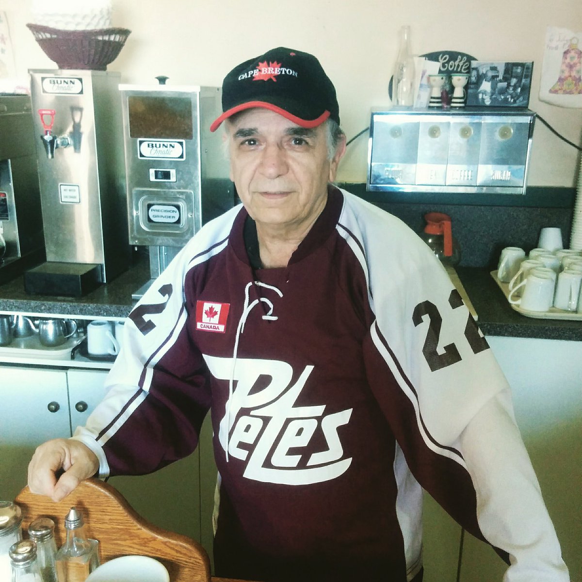 petedalliday's tweet photo. Happy 70th Birthday to a Peterborough legend and fantastic guy Jim Malakos . He’s fed a ton of people over the years. @PetesOHLhockey @PtboLakersLax @Ptbo_Canada https://t.co/SDghTirjc6