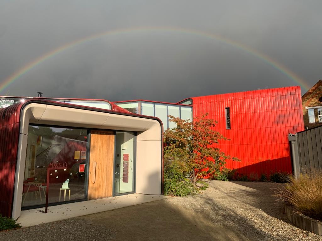 So lovely to see a rainbow over our centre and the <a href="/royalmarsdenNHS/">The Royal Marsden NHS Foundation Trust</a> too! 

Thank you to all of our amazing NHS colleagues for everything that they do 💛🌈