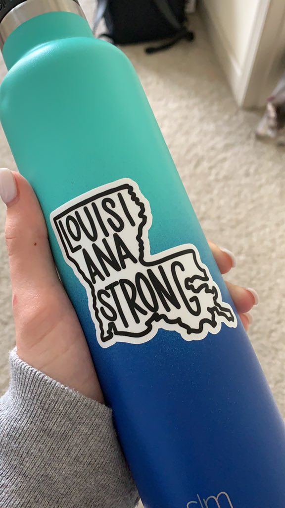 _loburt's tweet photo. hey y’all, i have raised $2200 for families so far!! give this a retweet and help me raise some more! I still have a ton more stickers left in all the colors!!! DM me to order!! you can put them on water bottles, laptops, cars, phone cases, anything you want! https://t.co/fIFmGIDcFZ