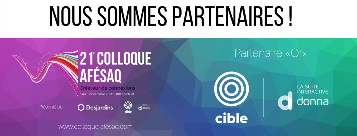suite_donna's tweet photo. Inutile de vous dire que nous sommes très heureux d’être le partenaire officiel de l'@AFESAQ.

Table ronde, réseautage virtuel et ateliers, nous avons hâte de rencontrer les fondations provenant du secteur de la santé. https://t.co/qMbSV5QWcw https://t.co/dx8vf3ZaUC