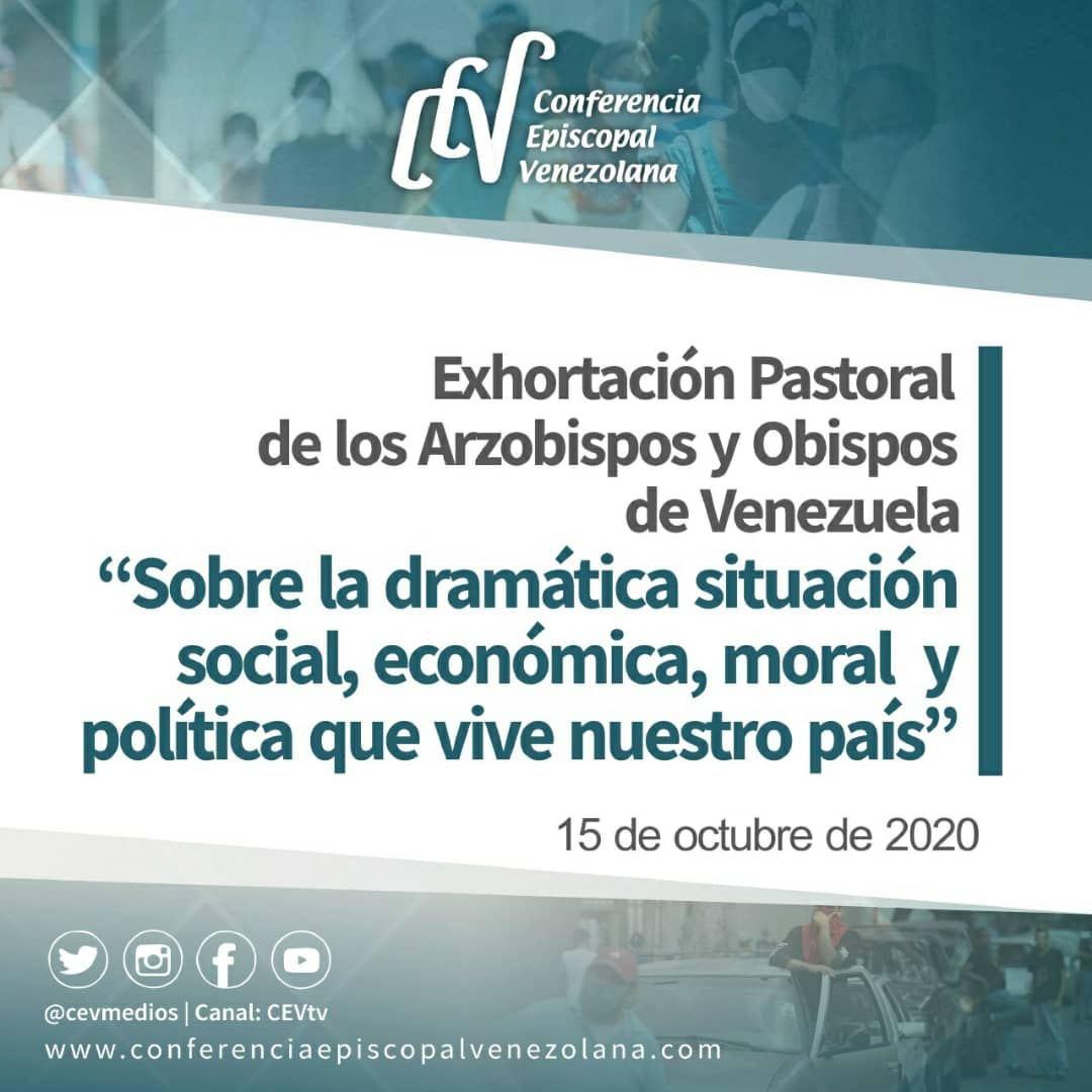 Conferencia Episcopal Venezolana CEV (@cevmedios) on Twitter photo #CEVNoticias Obispos de Venezuela en Exhortación Pastoral: "El pueblo venezolano exige libertad para reclamar sus derechos constitucionales" conferenciaepiscopalvenezolana.com/obispos-de-ven… #CEVNoticias Obispos de Venezuela en Exhortación Pastoral: "El pueblo venezolano exige libertad para reclamar sus derechos constitucionales" conferenciaepiscopalvenezolana.com/obispos-de-ven…