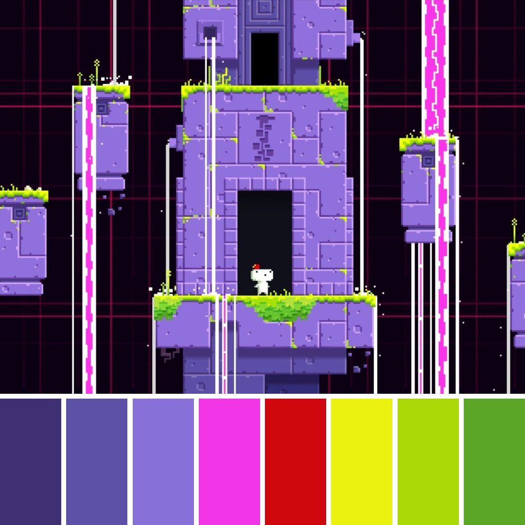 GameColors2's tweet photo. Fez (2012) by Phil Fish for PC and Consoles.
#pcgaming #playstation #xbox #psvita #philfish #fez #fezgame #colorpalette #colorinspiration #colorchart #gaming #retrogaming #videogames #indiegame
#coolhat
#4d https://t.co/fH4JRKnSsm