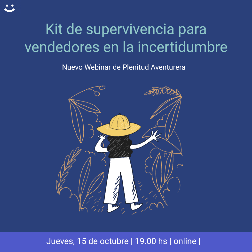 >> ¡En menos de una hora empezamos! 

Webinar para que dejes de vender y empieces a conectar. 

Es gratis. Es aquí:  bit.ly/30FIasl