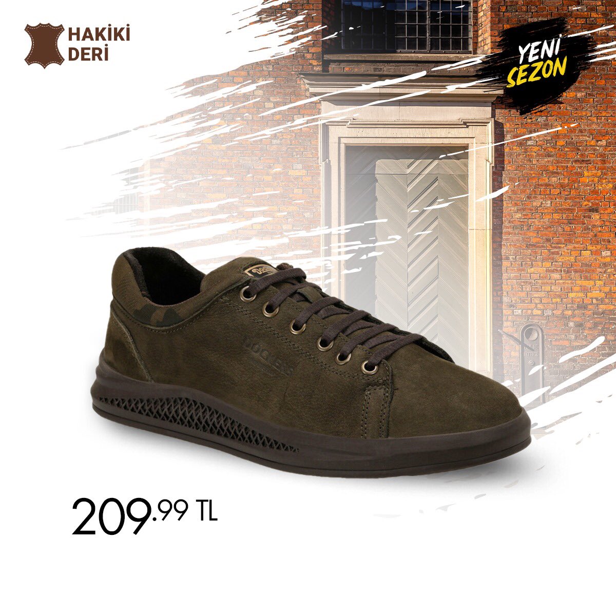 Dockers by Gerli kalın tabanlı kışlık sneaker modelleriyle dikkatler üzerinizde olsun! Sezonun en cool sneaker modelleri için FLO mağazaları ve flo.com.tr'yi keşfedin!
Haki Erkek Kışlık Sneaker: bit.ly/2SWxH7z
Ürün Kodu: 100549510