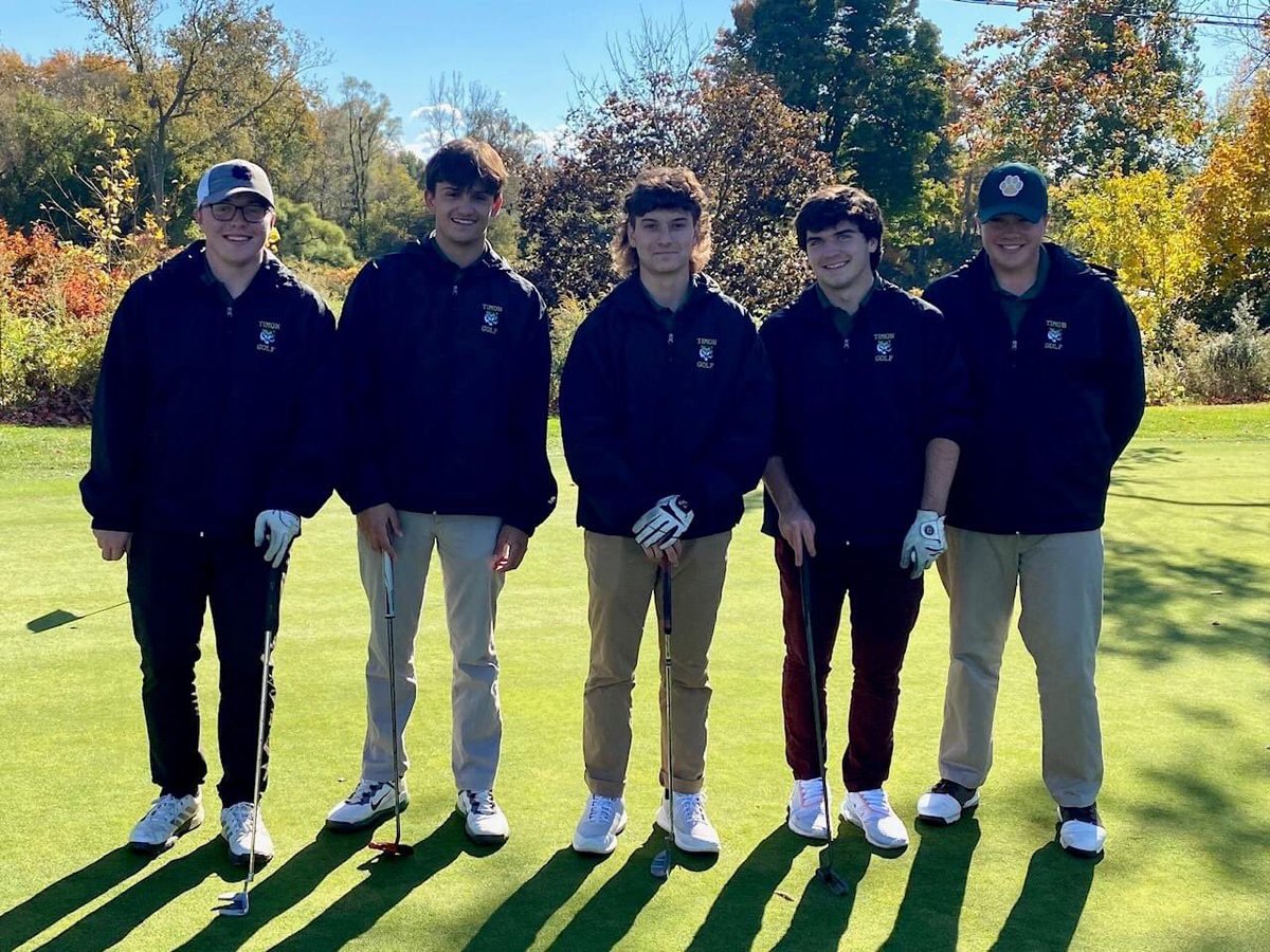 BishopTimonHigh's tweet photo. Thank you to Chuck Lannon `66 for providing the new 1/4 zip pullovers to the Golf Team. Our boys look sharp out on the course! 

If you would like to help provide for our students please donate at the link:
https://t.co/QBqEOhGkri
You can also email Elis@BishopTimon.com https://t.co/U1L1H9qOIS