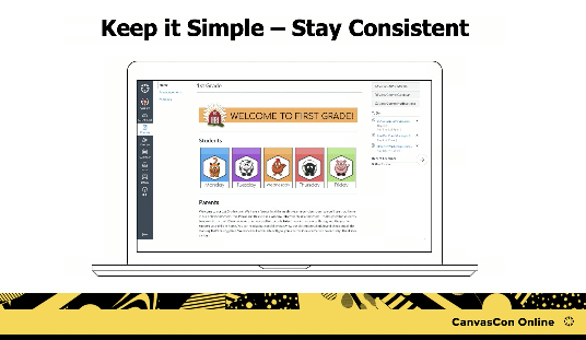 bmos's tweet image. Keep it simple! Tips for designing digital lessons. #CanvasCon2020 #CanvasCon