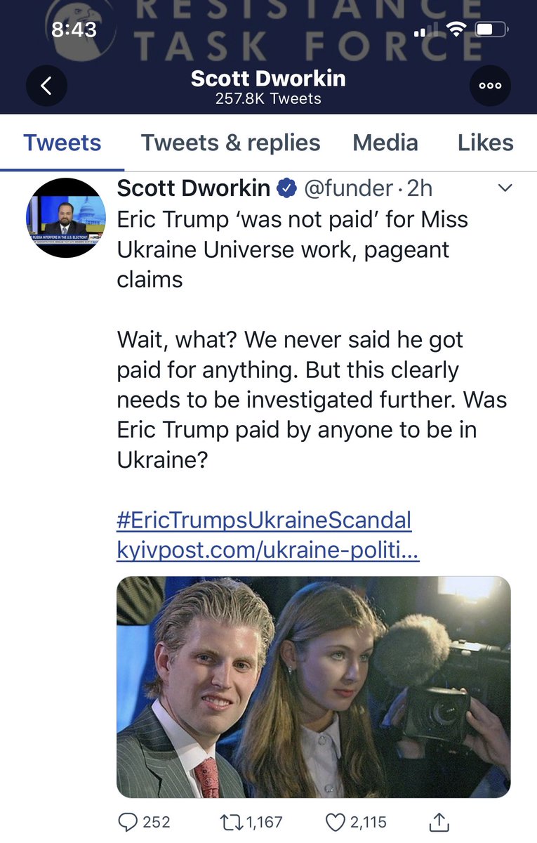 Sandy Winter On Twitter That S Why Erictrump Is Going Down
