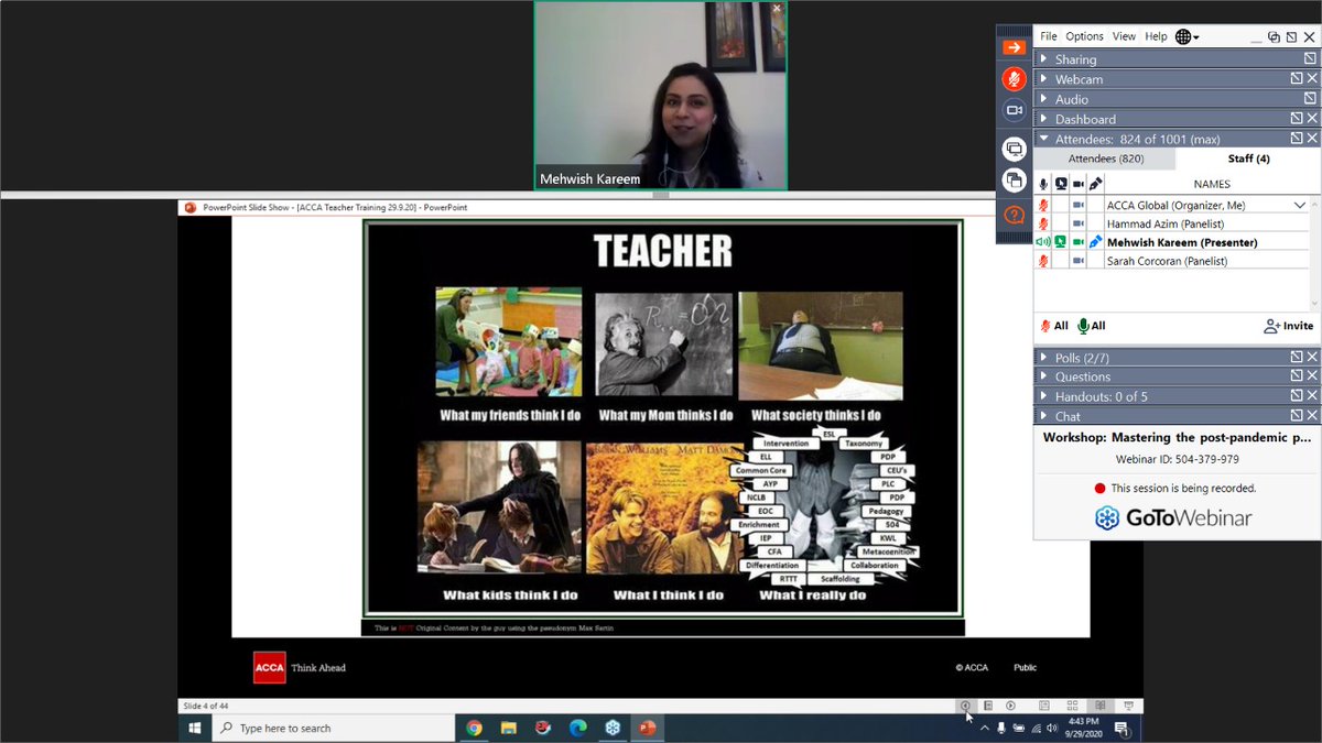 MehwishKareem's tweet photo. Thrilled to be one of the international facilitators for 'Getting ready to teach in the ‘New Normal’ – Mastering the post-pandemic pedagogy', a #FreeOfCost #TeacherTrainingWorkshop by @ACCA_PK.
#HappyStats👇
▶️2,106 educationists
▶️87+ cities
▶️15+ countries
▶️1,319 attendees https://t.co/EXHQcubtx9