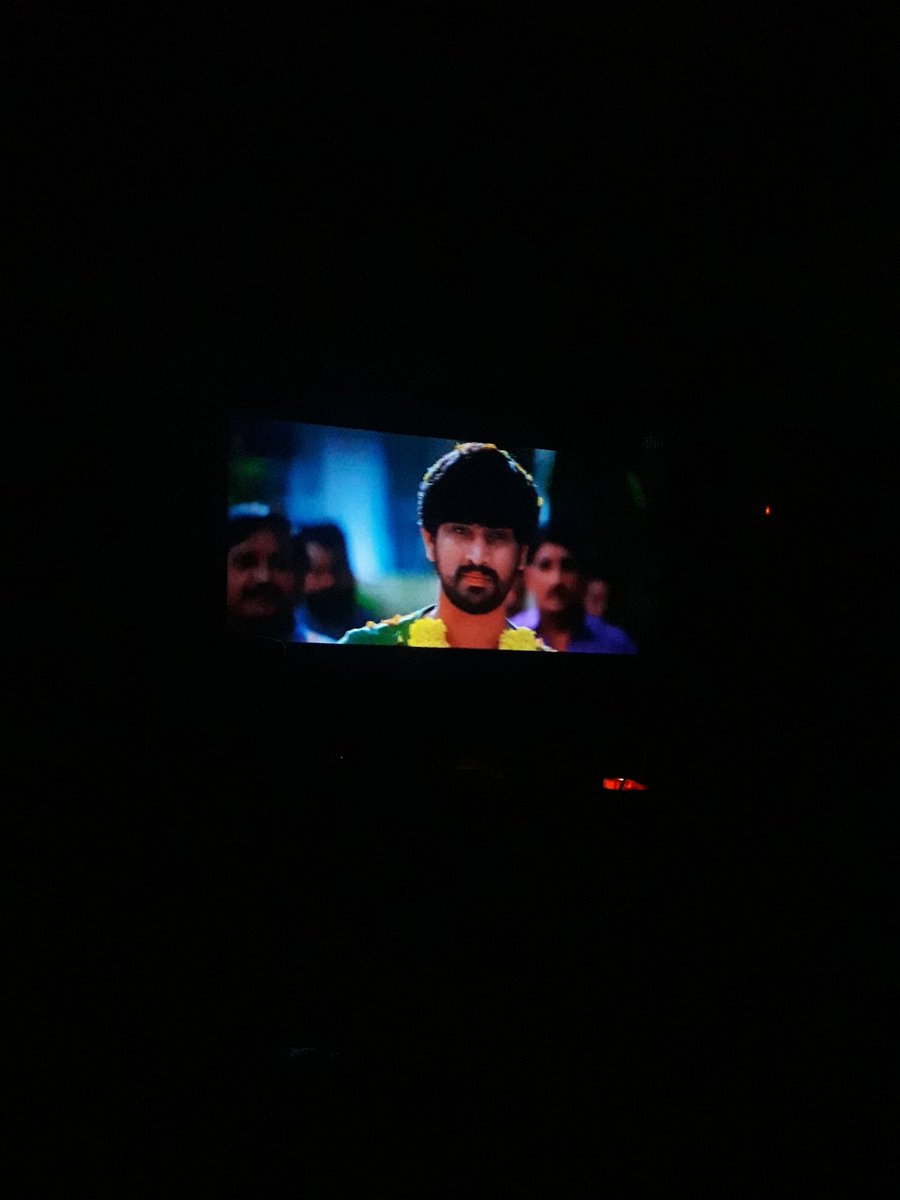 Watching #oreybujjigaonaha @itsRajTarun #malavikanair our home multiplex .. Awesome π€©π€©π€© https://t.co/GLxfA3DvgD