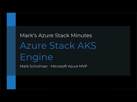 markscholman's tweet photo. Use the #AKSEngine step by step on #AzureStackHub https://t.co/WodBLh4KBk https://t.co/K3oNp8PAcF