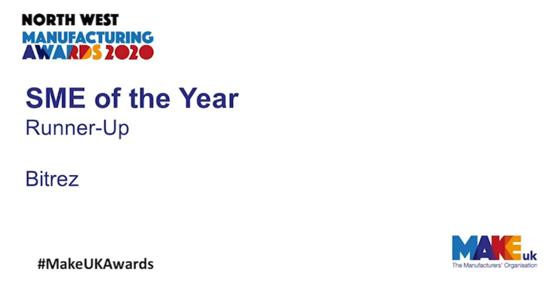 Bitrez_Ltd's tweet photo. Wow, runner up in the top category of #SMEoftheyear
@MakeUK_ 
@MakeUKCampaigns
 
#Bitrez #SME #MakeUKawards #Proud https://t.co/DmJtuAEcgr