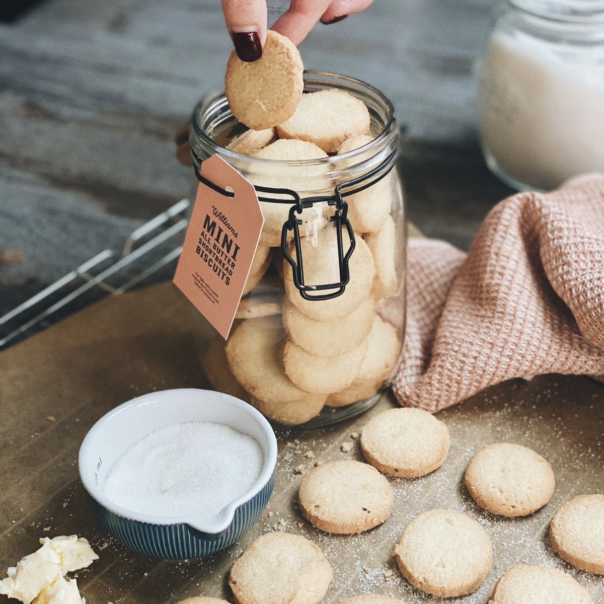 williamsbaked's tweet photo. We’ve been working on something new. Our new jar range of mini biscuits, coming soon! https://t.co/6cXnlxGlht