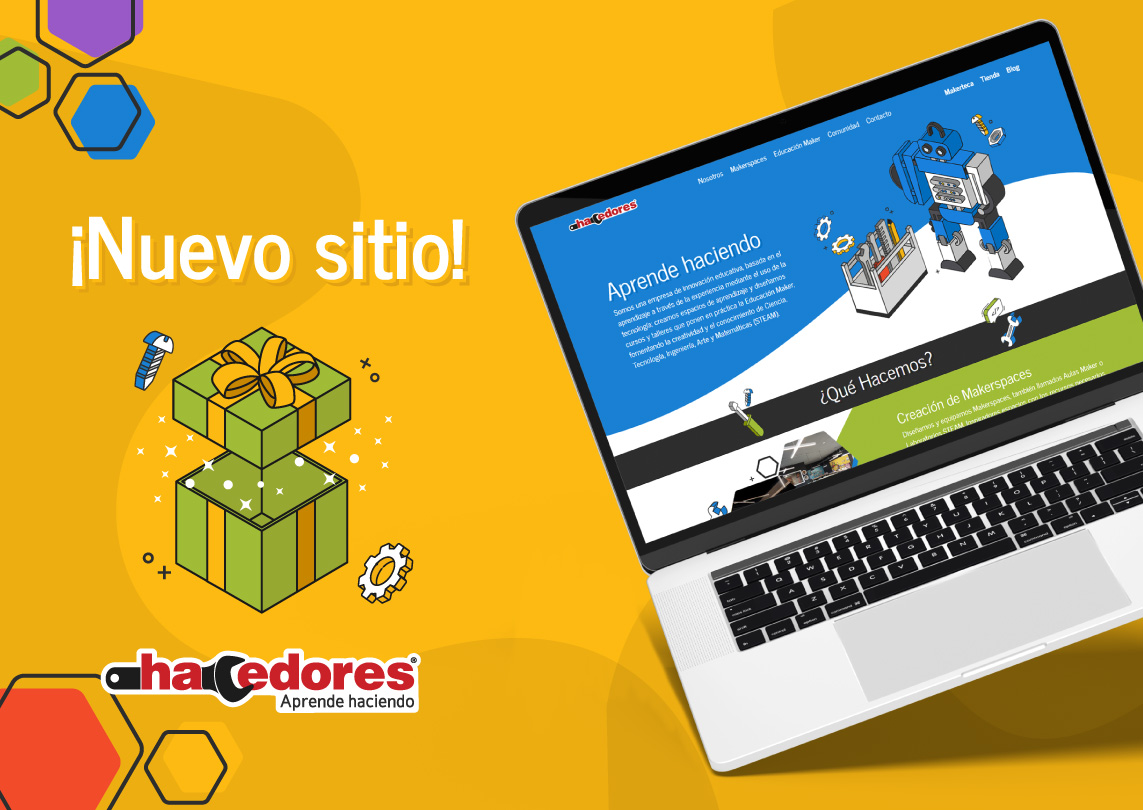 HacedoresCom's tweet photo. Hoy festejamos nuestro 7º aniversario y queremos hacerlo  diferente.
Estamos muy felices por compartir el nuevo sitio web, nuevo blog y nueva imagen de Hacedores.

Celebra con nosotros y descúbrelas en: 
https://t.co/RGCHn5GPc2
https://t.co/6NsuoqizOf

#TodosSomosHacedores https://t.co/qn7kUgWgDs