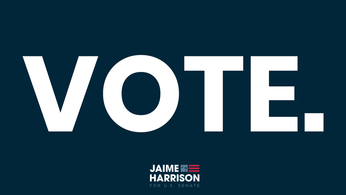 harrisonjaime's tweet photo. We vote, we win. It's that simple.

Learn more about where to vote early (absentee) at
https://t.co/0twZF7SOdL https://t.co/YjYXLsuoaO