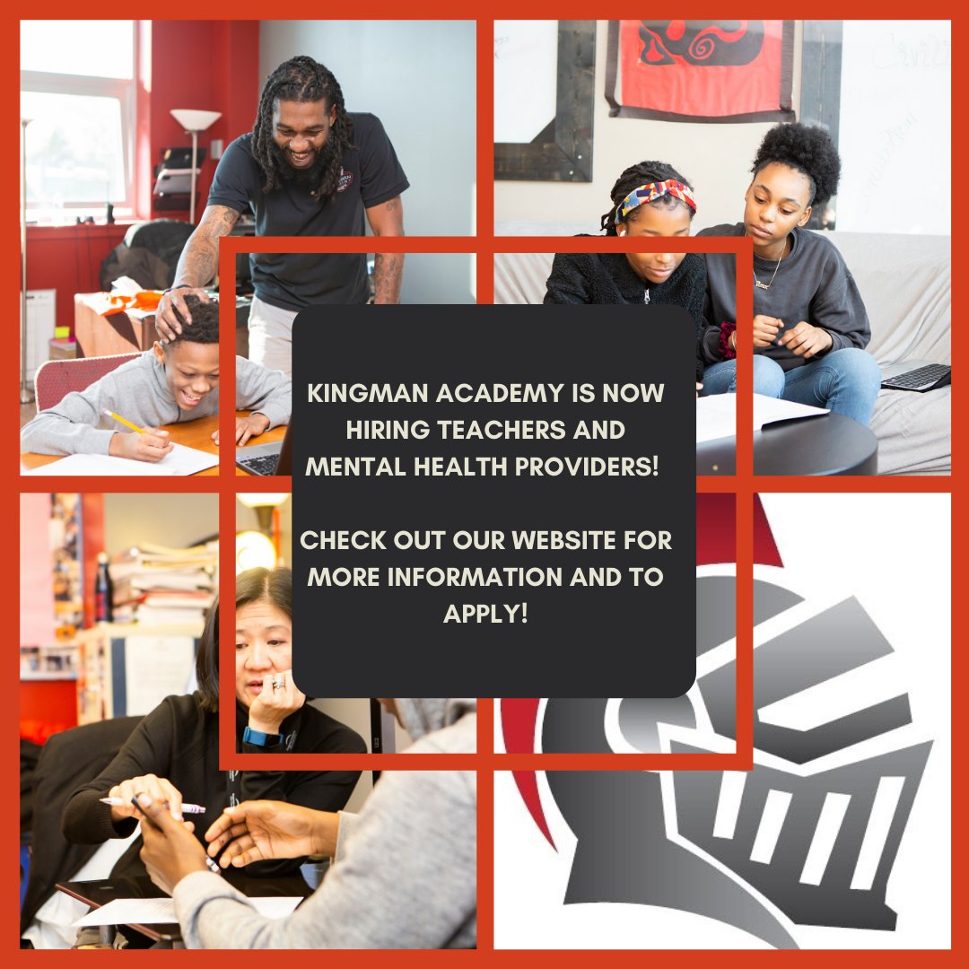 KingsmanAcademy's tweet photo. Kingsman Academy is in search of Teachers and Mental Health Providers. Visit our website https://t.co/dazFsmC56E for more information and to apply. https://t.co/UFhCRExvZq