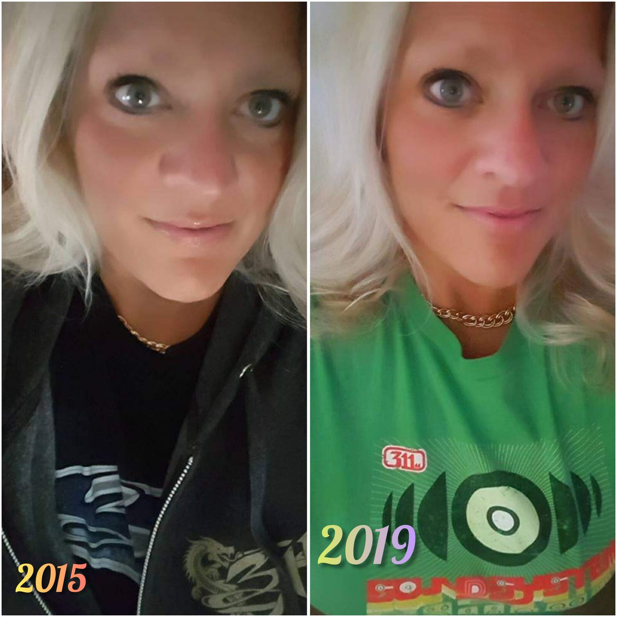 mary311forU's tweet image. 4yrs apart
But always 311.  Lol
I'm thankful for alllllllllll of my 69 @311 shows &amp;amp; alll of my FreezeTime moments 
#bestbandintheland
#30yearsof311