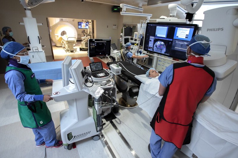 Body intervention spotlight: We have an amazing ablation in practice with world leaders in the field including <a href="/JayMorris_MD/">Jay Morris</a>, neurointerventionalist extraordinare! Residents can rotate through this booming practice that does 10-20 cases per week in our hybrid suite. #radres #irad