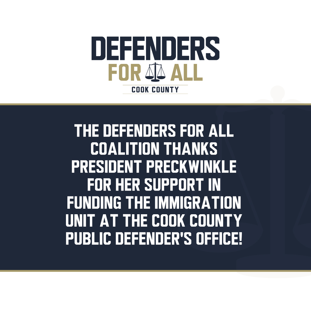 d4a_il's tweet photo. Thank you President @ToniPreckwinkle for your support and leadership! https://t.co/5ykmTwAfY6