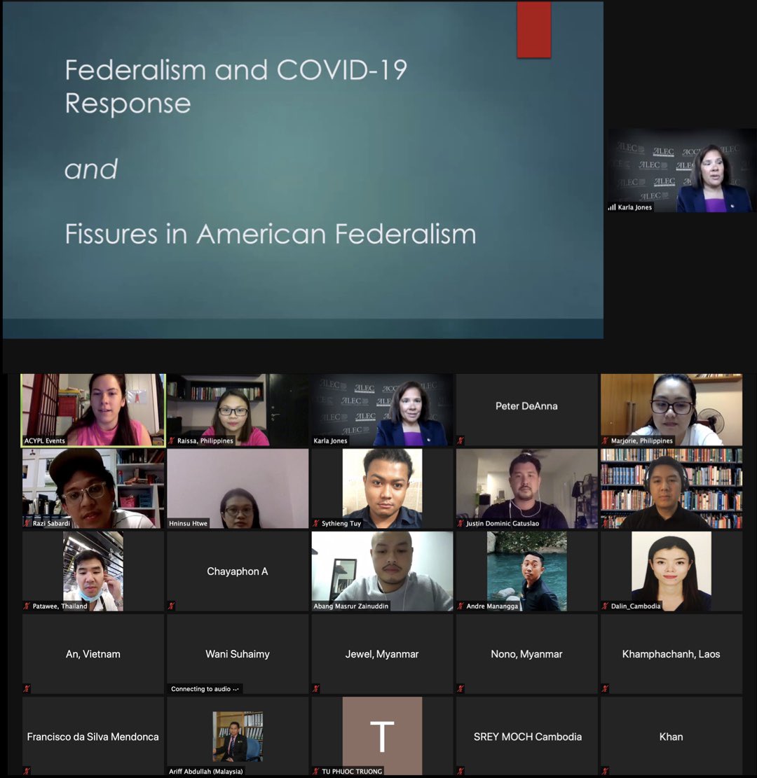 ACYPL PFP Virtual Meeting with Ms. Karla Jones. 

<a href="/ACYPL/">ACYPL</a> <a href="/acypl_pfp/">acypl_pfp</a> 

#acyplPFP 
#ProFellows
#ExchangeOurWorld
#YSEALI