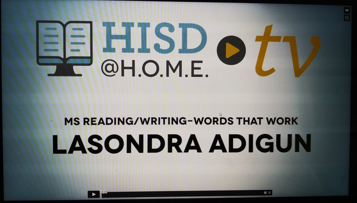 AdigunLaSondra's tweet photo. Great session this morning with @atmscougars 8th grade ELA. We began with Unit 1 assessment considerations and then addressed @HISD_Curric resources for @HISD_ELA, virtual learning, and intervention supports. It's a one stop shop! @TammieDaily9 @KentoyaLet #mastercoursematters https://t.co/TVGRx29evh