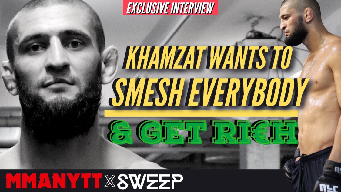 KHAMZAT CHIMAEV PLANNING TO GET RICH **Exclusive Q&A**
Full video ➡️ https://t.co/DuFNabKXC6 https://t.co/jNObWNpe0F