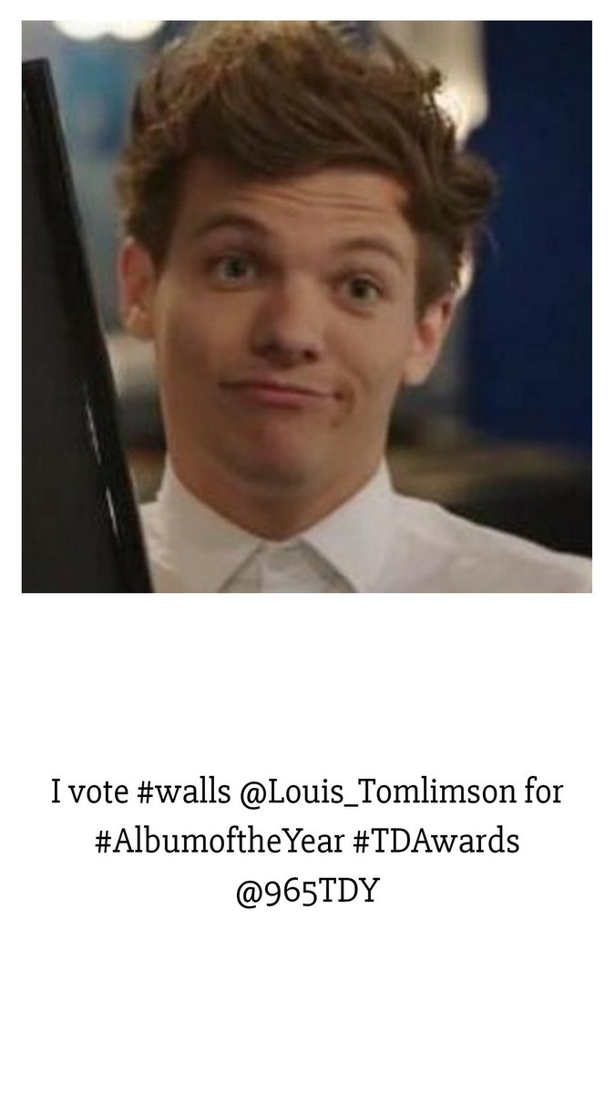 walls_es_mio's tweet photo. QUE DICE ACÁ HIJAS DE FRUTA??????
I vote #walls @Louis_Tomlimson for #AlbumoftheYear #TDAwards @965TDY https://t.co/J37F1f959Q