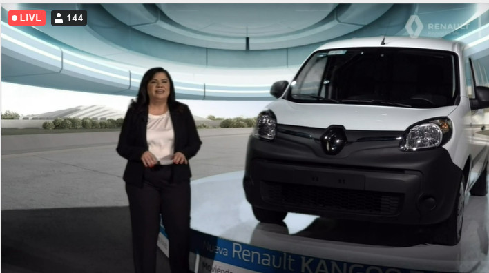 AutosMemoLira's tweet photo. Estamos en la presentación de Kangoo Z.E. el primer furgón eléctrico en México. Posee una autonomía de 200 kilómetros. @RenaultMX #RenaultZE #ZEisNow #KangooZE https://t.co/Rc1IQT1PiS