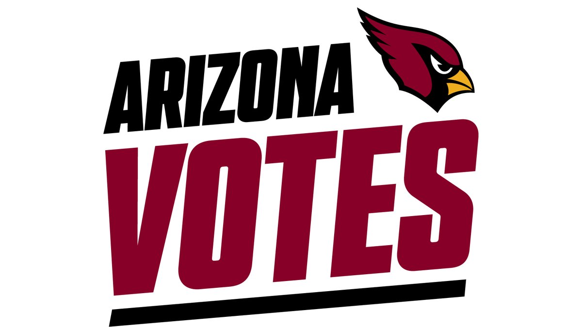 SandyLMcAfee's tweet image. The deadline for voter registration in Arizona is TODAY! Make a plan and make sure your voice is heard in this year's election. #AZVote 

🗳️ azcardinals.com/vote