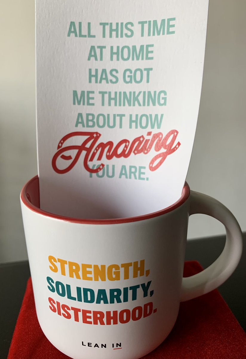 RuchiAngrish's tweet photo. Together we are stronger. Together we are braver. Thanks @sherylsandberg @RachelSThomas @LeanInOrg team for this reminder & this lovely mug. The love, support, empowerment our #LeanInCommunity provides to every circle member has never felt more important than now #LeanInTogether https://t.co/6hNElT5big