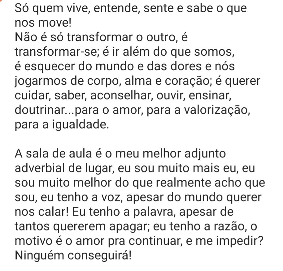 Criscuiab's tweet photo. SER PROFESSORA! https://t.co/c3kWL5gCUQ