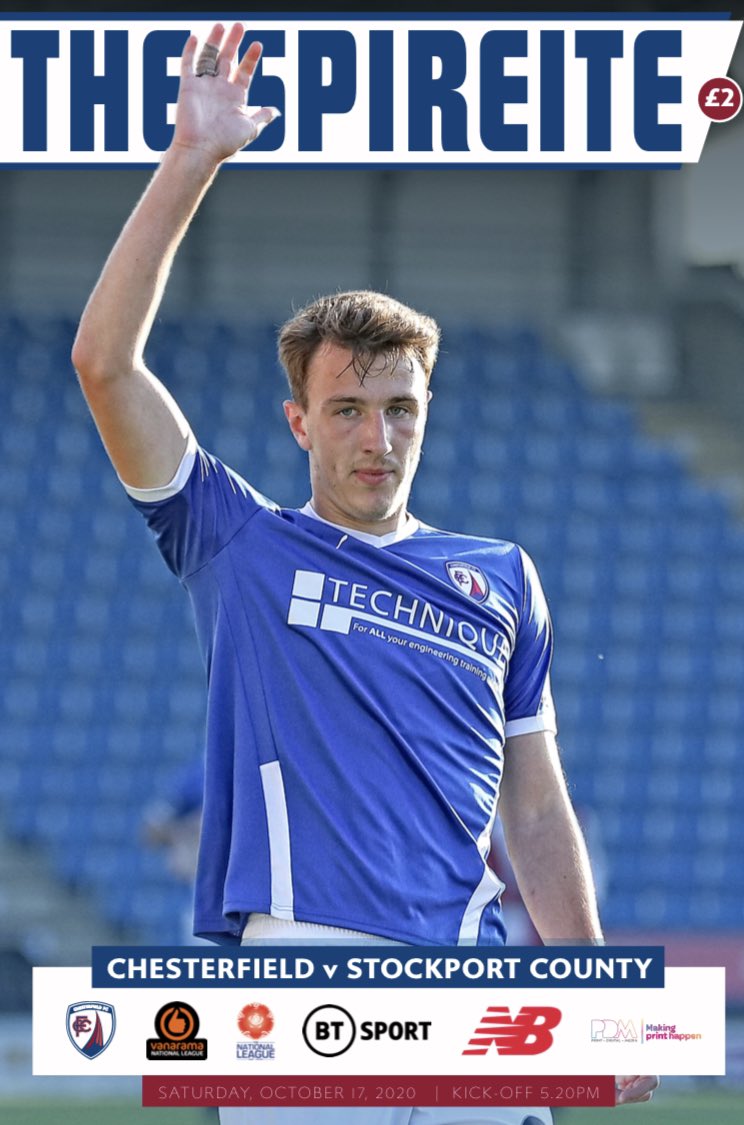 It’s <a href="/ChesterfieldFC/">Chesterfield FC</a> vs <a href="/StockportCounty/">Stockport County</a> on Saturday, catch up on all of the latest news from The Technique Stadium in the newest issue of their match day magazine. Available from 5pm tomorrow!⏳

Get the app here👇
Apple: rb.gy/ovam2a
Android: rb.gy/unuwze