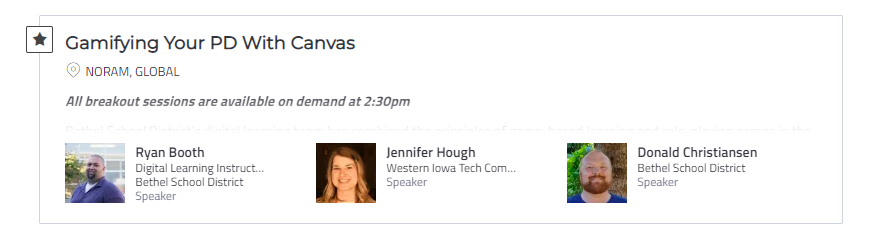 #CanvasCon and #CanvasCon2020 check out myself and my wonderful colleagues.