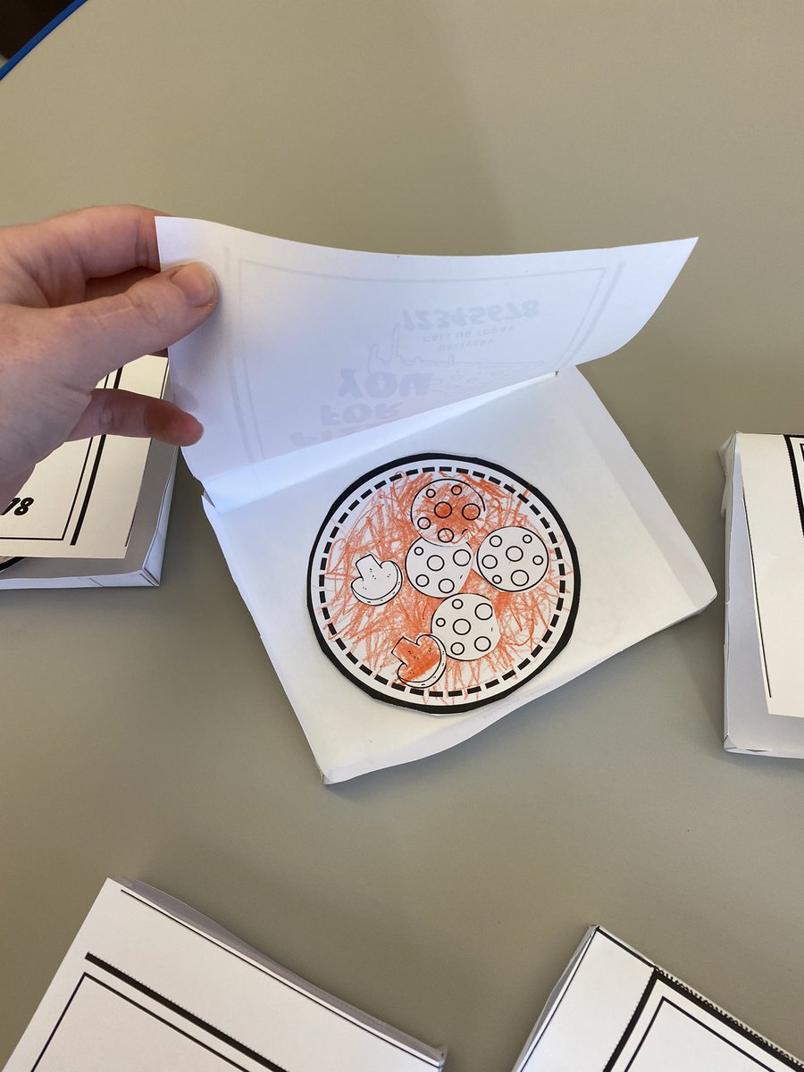 MsDaniellePrek's tweet image. We made delivery boxes today with pizza to learn about delivery drivers! #communityhelpersweek #projectbefore #pizza