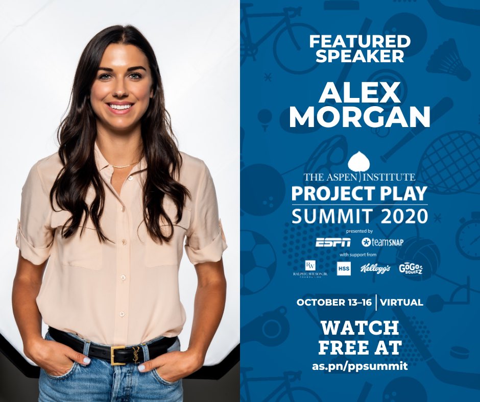 esfcamps's tweet photo. Join ESF today at #ProjectPlay Summit &amp; hear @AlexMorgan13, Apollo Ohno, Ava Todd, and Alex Wu, Homecourt discuss Why Sports Matter for All as well as Redefining Winning in Youth Sports. https://t.co/m4n5aq00ZB #ProjectPlaySummit #ProjectPlayChampion #ESF #summercamp #youthsports https://t.co/wRhri6J805