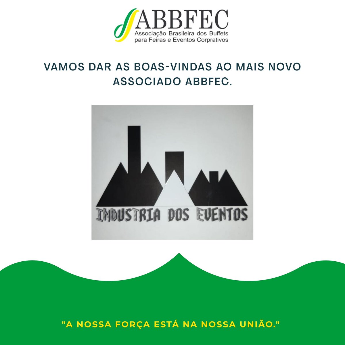 abbfec's tweet photo. Seja muito bem vinda @industriadoseventos https://t.co/Ui6hkTvR5l