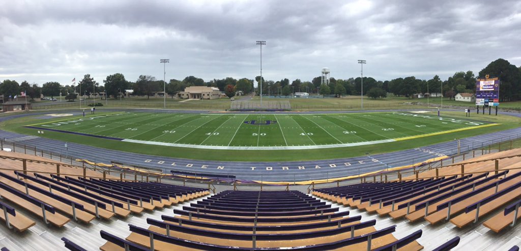 Knocked out the paint job Wednesday with weather moving in today, <a href="/ucgoldentornado/">Union City Golden Tornadoes</a> Football hosts McKenzie at 7:00pm tomorrow night 🌪