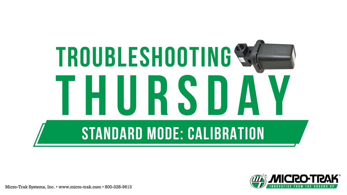 microtrak's tweet photo. Welcome back to #TroubleshootingThursday! For the next two weeks, we’re going to talk about Standard and PWM control in automatic rate controllers, and today’s focus is calibrating your system for Standard control. Visit our Facebook to read the full post: https://t.co/P6xWtDKMTU https://t.co/uibzWDGrve