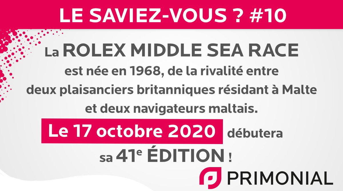sebrogues's tweet image. 🏁J-2 🏁

La @RolexMiddleSea Race est un véritable challenge pour les skippers et les équipages, qui doivent souvent affronter des conditions exigeantes 🔥. 

L’équipage est sur place et se prépare à relever ce défi ⛵ !

#PrimonialSailingTeam  #Multi50 #RolexMiddleSeaRace