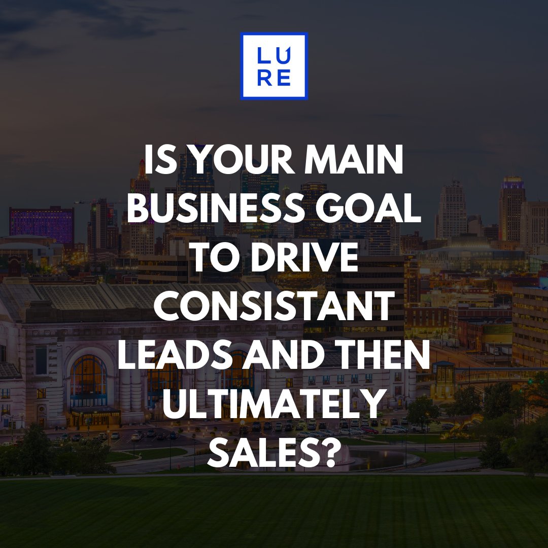 LureCreativeKC's tweet photo. While your main business goal is getting new leads to drive revenue, there are steps to consider in the process of building a presence online that creates business opportunities. Call us today and see how we can help boost your lead to sales with digital marketing. Link in bio! https://t.co/QJTaG0Ikzm