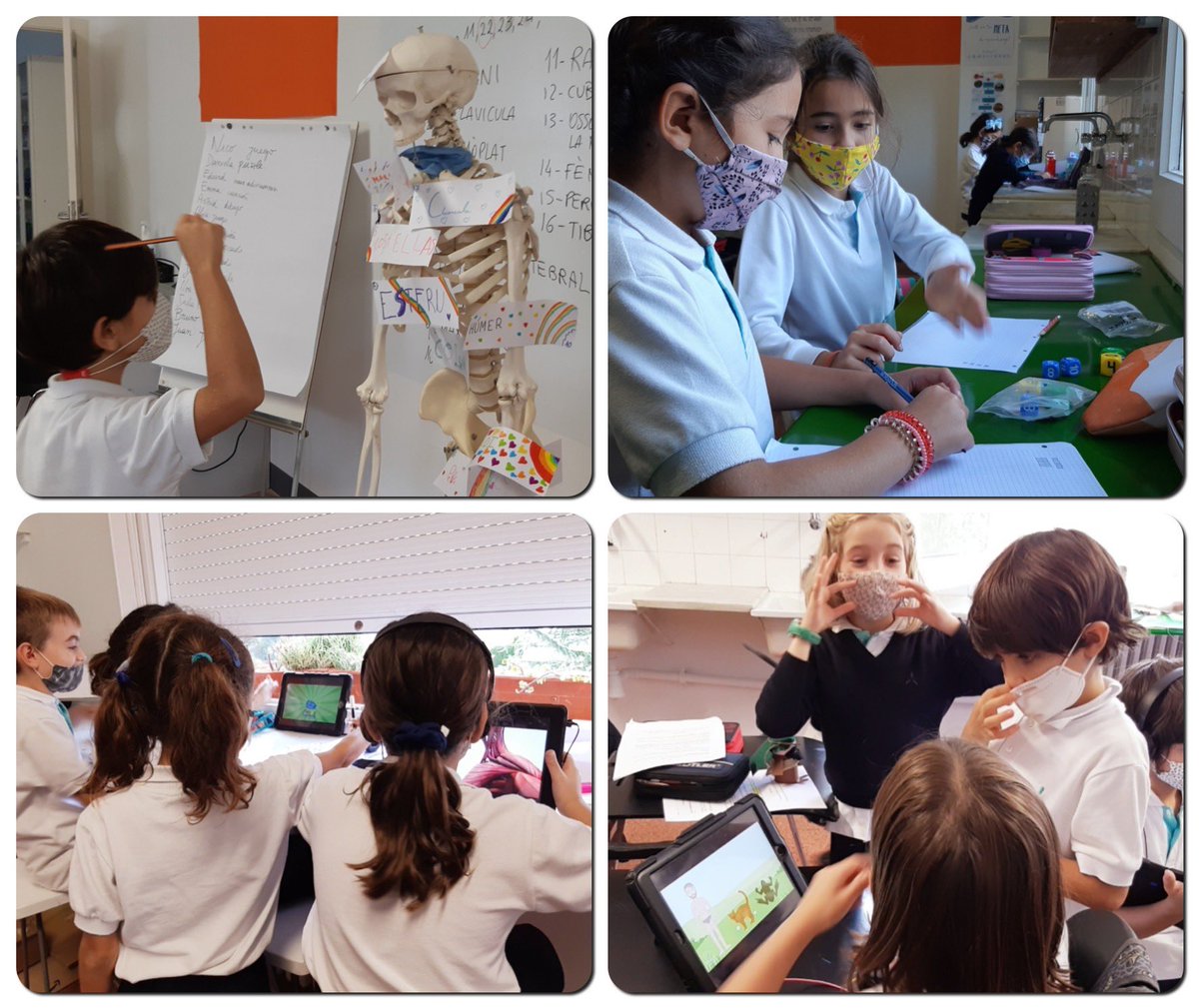 colemontse's tweet photo. Projectes, gamificació, escacs, presentacions orals, línies del temps... tot és poc per a posar l’alumne en el centre del seu aprenentatge! La Primària amb #SegellColeMontse és #TripodLearning al 💯 %! #LearningByDoing #LearningByWatching #LearningByThinking https://t.co/QY7hYaBlT4
