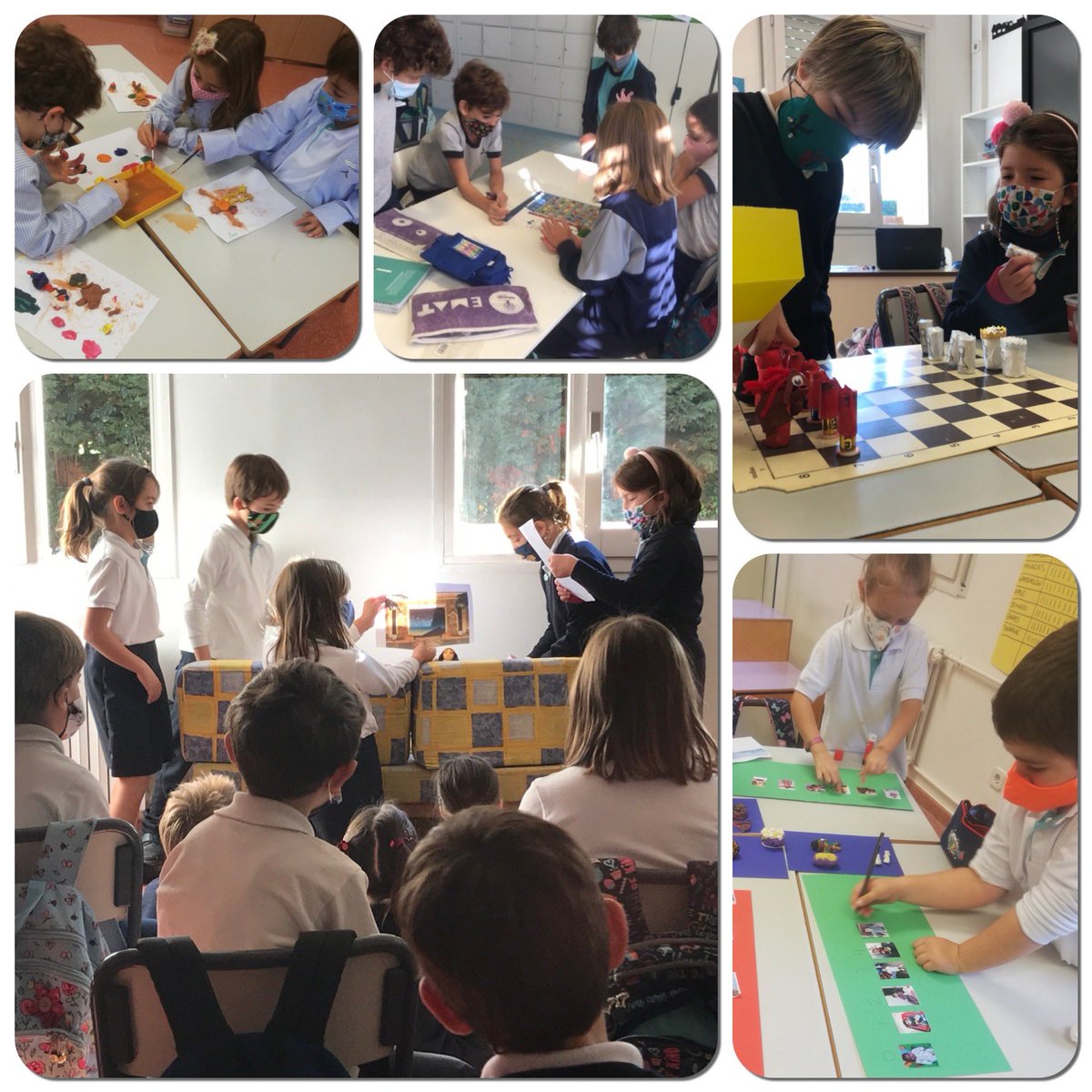 colemontse's tweet photo. Proyectos, gamificación, ajedrez, presentaciones orales, líneas del tiempo... todo es poco para poner al alumno en el centro de su aprendizaje! La Primaria con #SelloColeMontse es #TripodLearning al 💯 %! #LearningByDoing #LearningByWatching #LearningByThinking https://t.co/j1bCF9KyEW