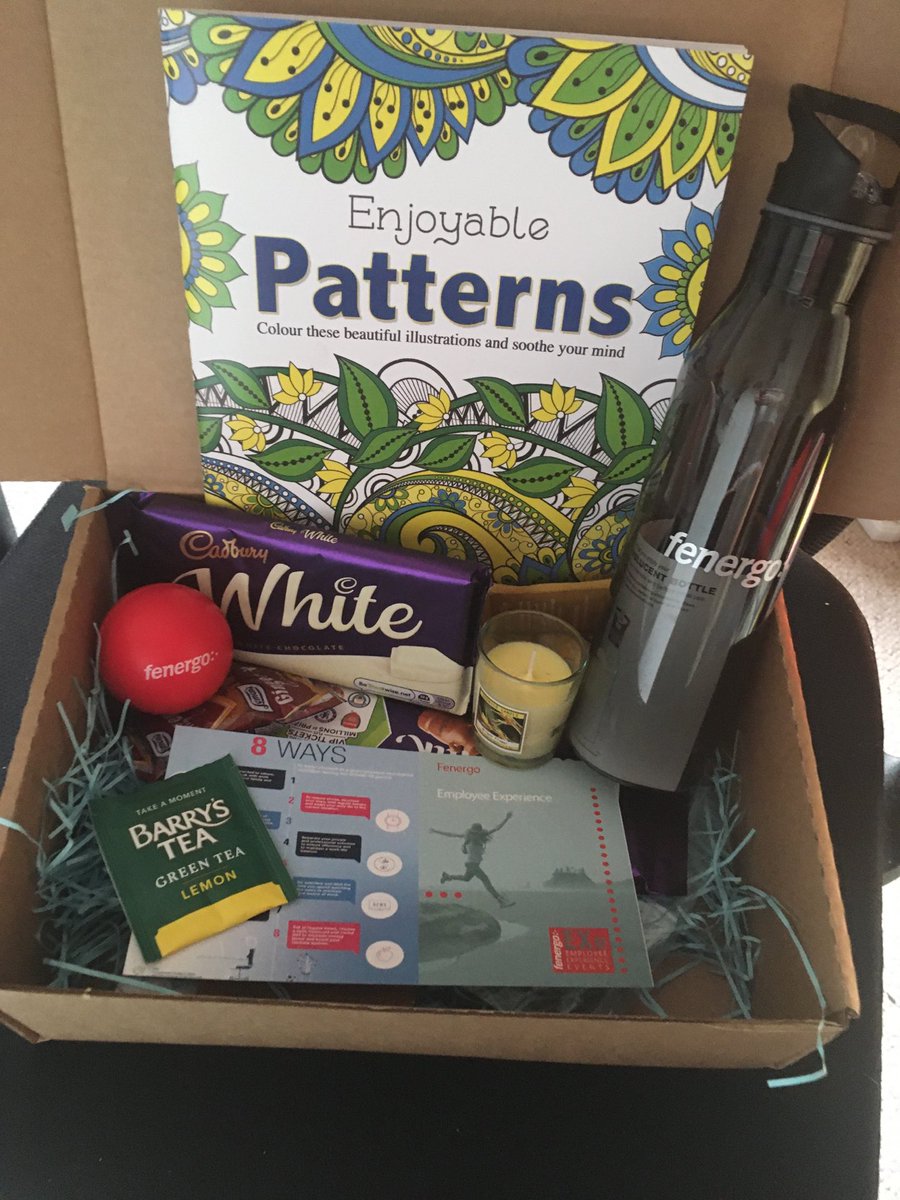 AGilleran's tweet image. Well-being pack of goodies arrived today from ⁦@Fenergo⁩ to look after us. #lifeatfenergo thanks 👏
