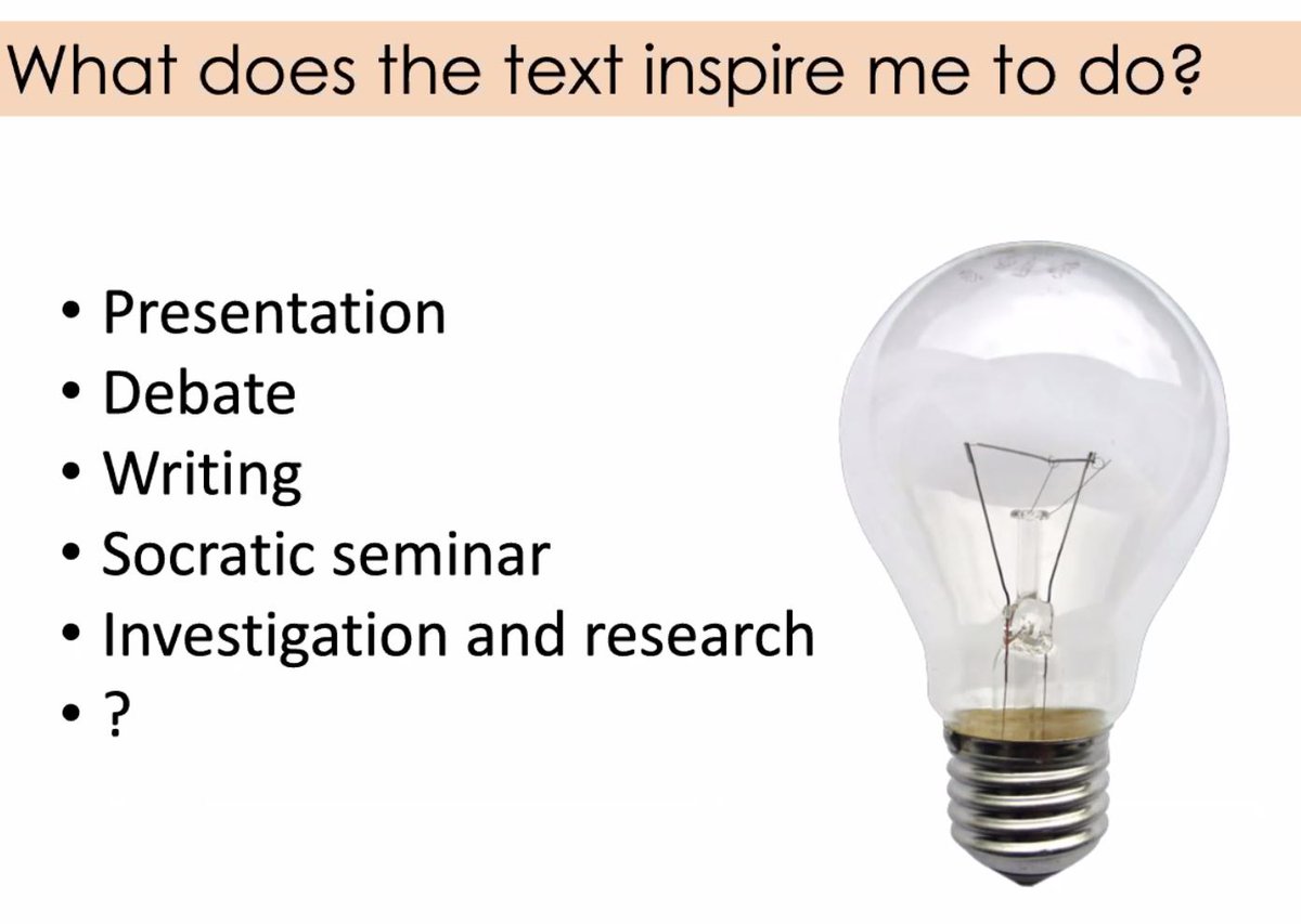 jillannski's tweet photo. Student choice, relevance, and transfer in one task! This increases engagement and 'stickiness' of content and skills because student have a self-selected purpose and authentic audience to demonstrate their learning.
#2020distancelearning @dfisher2020 @jtalmarode #IDcoachnet https://t.co/eInykafIvn