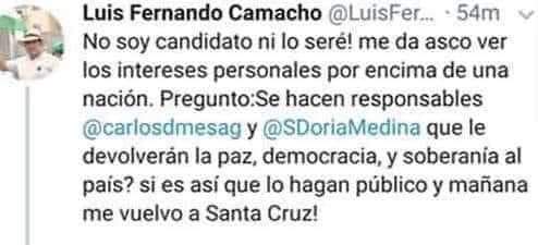 TatyDLB's tweet photo. @LuisFerCamachoV Recuerdas lo q decías, oportunista convenenciero!!!
Hombre sin palabra y desleal, alias el grabadora!!! https://t.co/Kquy6P84BO