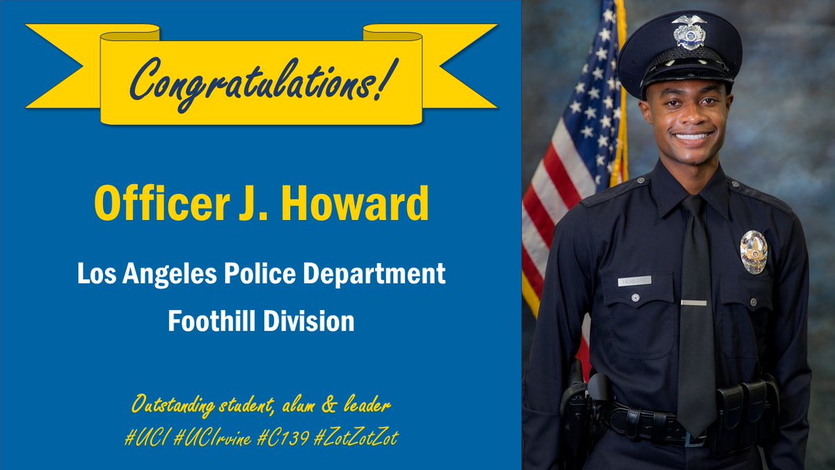rylan_simpson's tweet photo. Best part about #teaching is watching students achieve their dreams.

Jahlani was a student of mine at @UCIrvine @Social_Ecology.

He always told me how excited he was to become an officer one day.

Well, that day happened. And I couldn't be prouder.

Congrats, Ofcr Howard!

#UCI https://t.co/fdg6mbFQXP