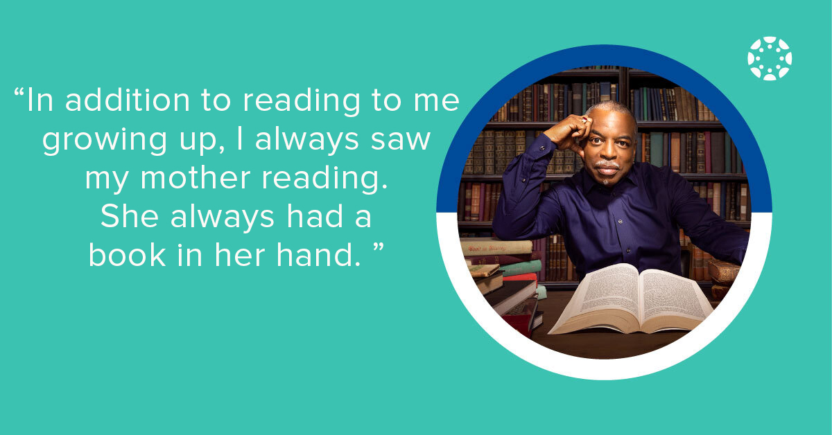 Canvas_by_Inst's tweet image. &quot;I always saw my mother reading. She always had a book in her hand...&quot; 📚 - @levarburton

#canvascon #canvascon2020