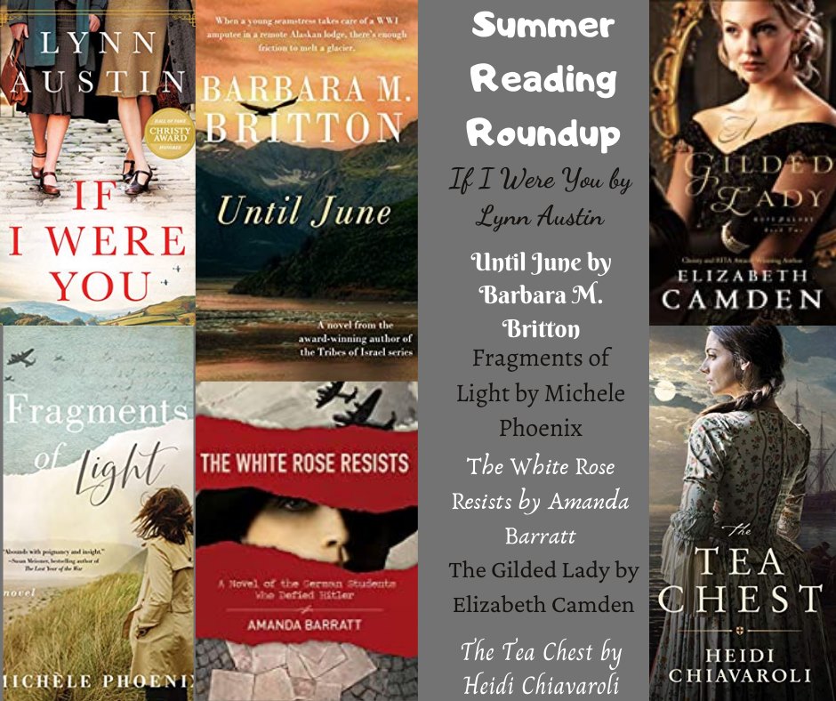 BarbaraMBritton's tweet photo. I'm in great company with @LizTolsma's Summer Reading Round Up. #Christian #HistoricalFiction is in the house and on Liz's #vlog.
Need a weekend read?
#cleanreads #Inspybooks #booklovers of #History #UntilJune #Christfic #amreading
https://t.co/rsruqDtRru https://t.co/YduwpDQbnc